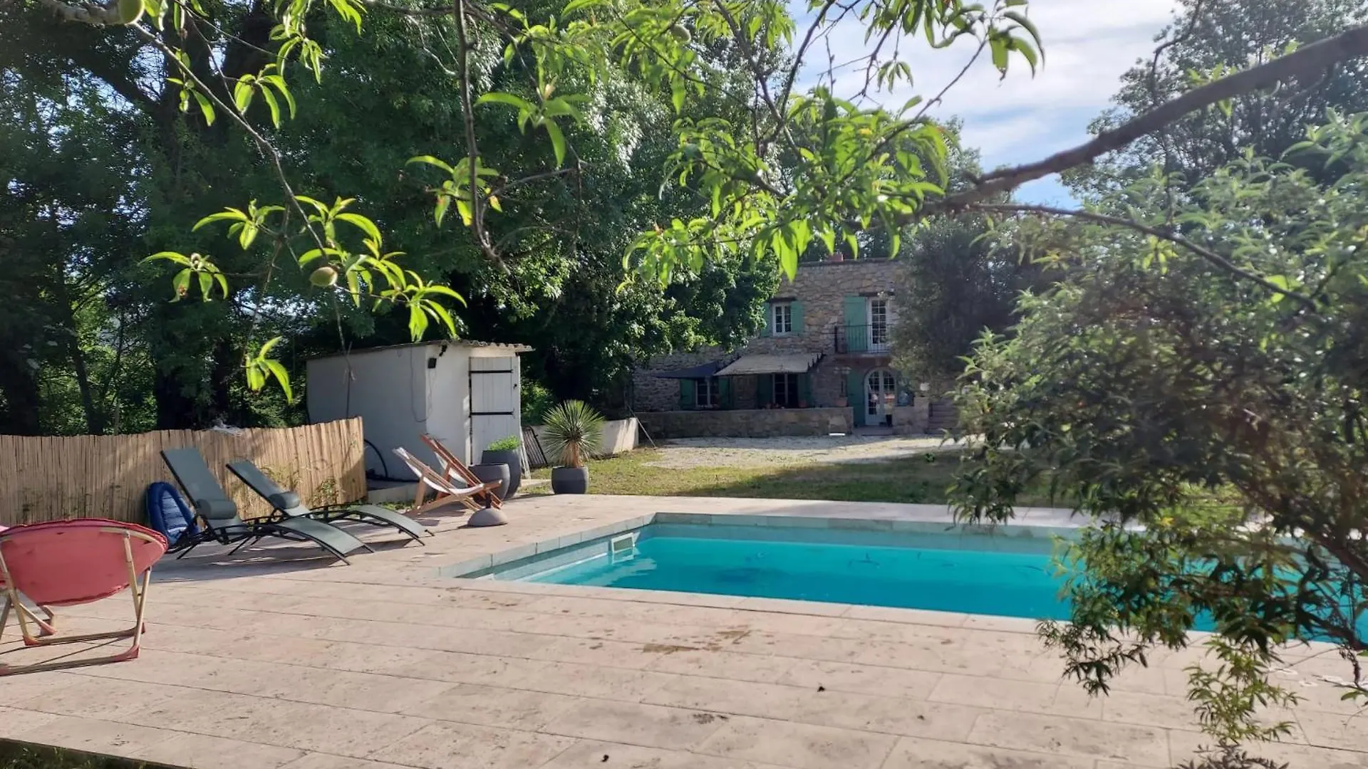 Charming Converted Mill With Private Swimming Pool Forcalqueiret Villa